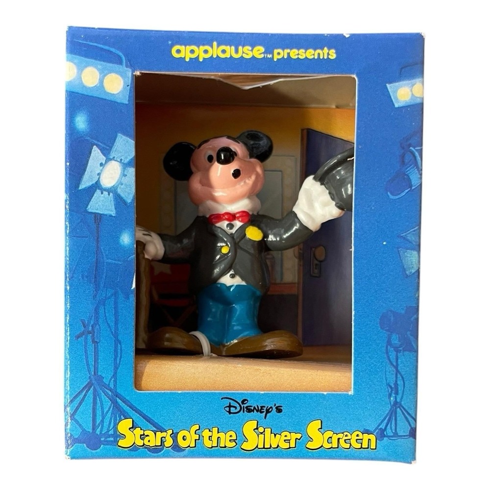 Mickey Mouse Disney's Stars Of The Silver Screen Applause Figure‎